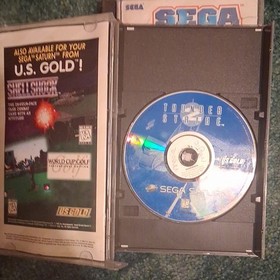 U.S. Gold Thunder Strike Sega Saturn Video Game w/ Case & Disc