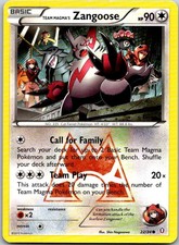 Team Magma's Zangoose Common Double Crisis 22/34 LP on eBay