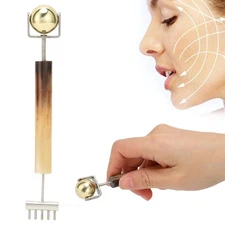 Face Roller Massager Double Headed Smooth Face Massage Gua Sha Beauty