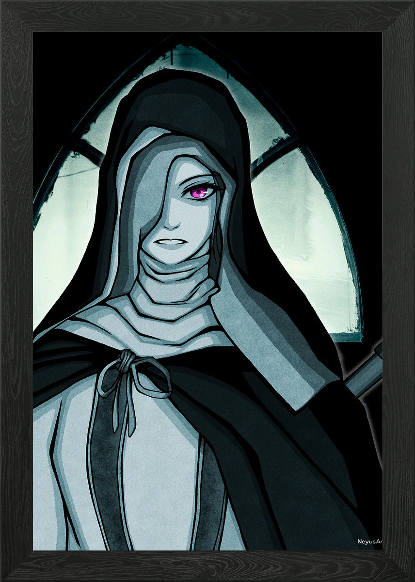 Arte de fan art de hermana Friede (Dark Souls 3 arte de pared enmarcado póster lienzo impresión imagen