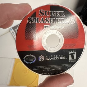 Super Smash Bros Melee Nintendo Gamecube DISC ONLY Loose Tested Clean