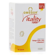 UGA Nutraceuticals Omegor - Vitality 1000 Integratore, 90 Capsule