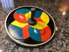 ANTIQUE 1920’s GIRARD Vari-color Tin Litho Toy Spinning Top CH Wood Co MARX USA