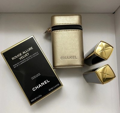 CHANEL Rouge Allure Velvet Lipstick Set Rencontre 478, Crush 479