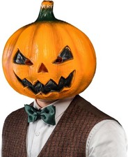 CreepyParty Jack-o-Lantern Mask, Costume for Halloween Party