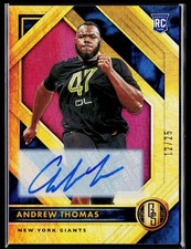 2020 Panini Gold Standard #154 Andrew Thomas Rookies Autographs Rose Gold #/25
