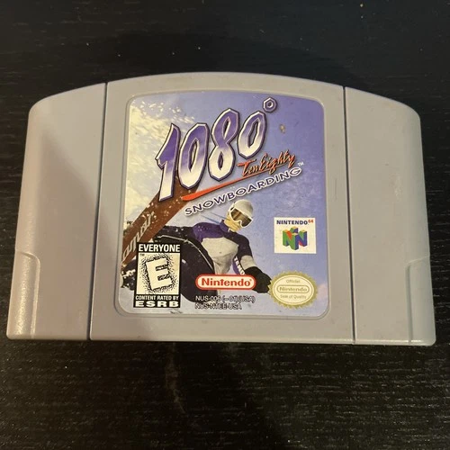 1080 Snowboarding Nintendo 64 N64 Authentic Tested Working