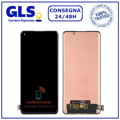 DISPLAY LCD+TOUCH SCREEN OLED per OPPO FIND X3 NEO CPH2207 VETRO SCHERMO NERO