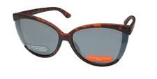 NEW ADRIENNE VITTADINI 4434 SUNGLASSES OVERSIZED PLASTIC BROWN FULL-RIM 0-0-0