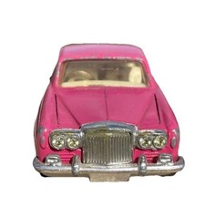 Corgi Toys Whizzwheels 274 Bentley T Series Pink Diecast Model play worn. 