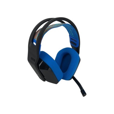 Logitech G535 Lightspeed Gaming Headset On-Ear Kopfhörer 33 Stunden Blau Schwarz