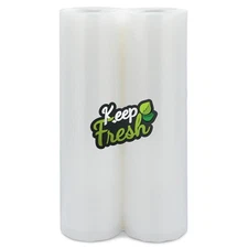 Keep Fresh Food Vacuum Sealer Rolls (11" x 50', 2 Rolls), 3.5mil Food Storage...