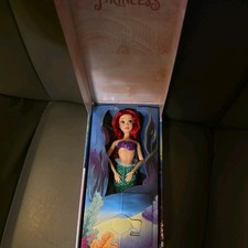 Ariel Classic Doll  Brush 11 1/2" H - The Little Mermaid Disney Store NEW Nice