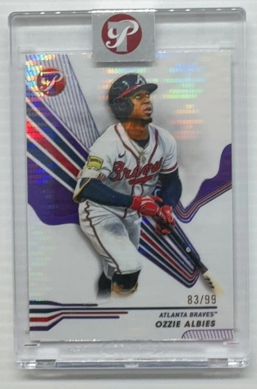 2024 Topps Pristine Ozzie Albies Purple Refractor #83/99