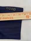 Jack Victor Exclusive Collection Sports Coat Blazer 42L 100% Wool Blue Stripe — photo 7