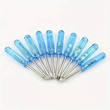 10pc Pocket Screwdriver Set Mini Small - 5 Star head & 5 Flat head DIY Cheapest