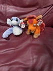 Vintage Pokemon Applause KFC Toy Vulpix & Dratini Bean Bag Plush Toy NWT