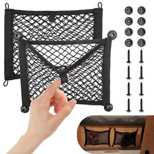 Small Mesh Cargo Net Elastic Storage for Trunk