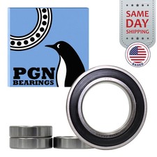  4 6009-2RS Premium Rubber Seal Ball Bearing C3 EMQ, 45x75x16, 6009 2RS 6009rs