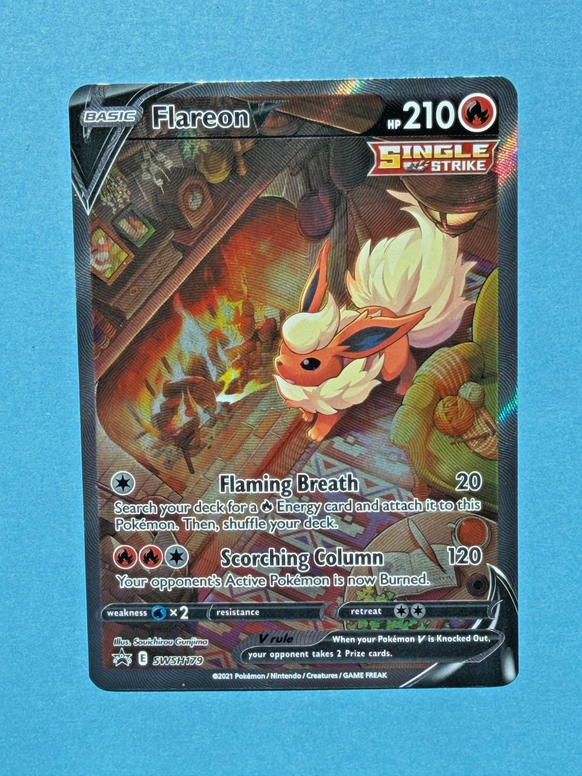 Flareon V SWSH179 SWSH: Sword & Shield Promo Pokemon Card
