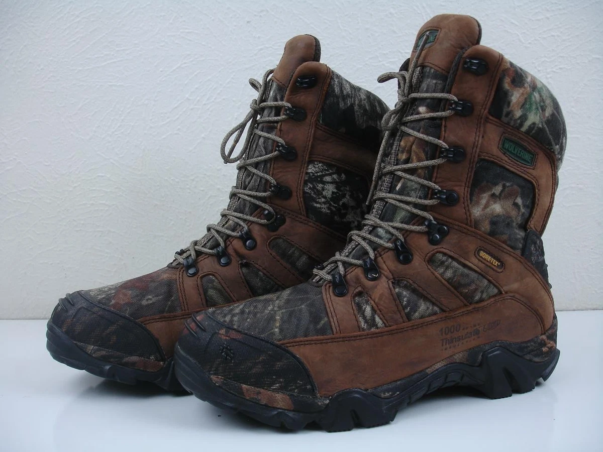 Wolverine Hunting Boots Mens Camo Gore-Tex 600g Thinsulate W05605 Size 9.5M Wolverine Thermal/Insulated Hunting Footwear for sale | eBay main image 4