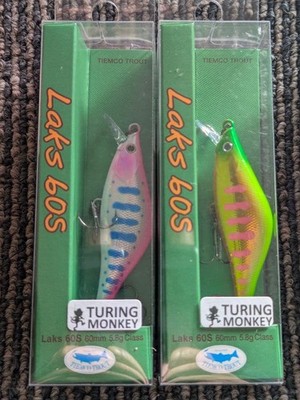 TIEMCO Laks60S Shimono Custom Color 2 Stück Angelköder Fliegen Hartköder
