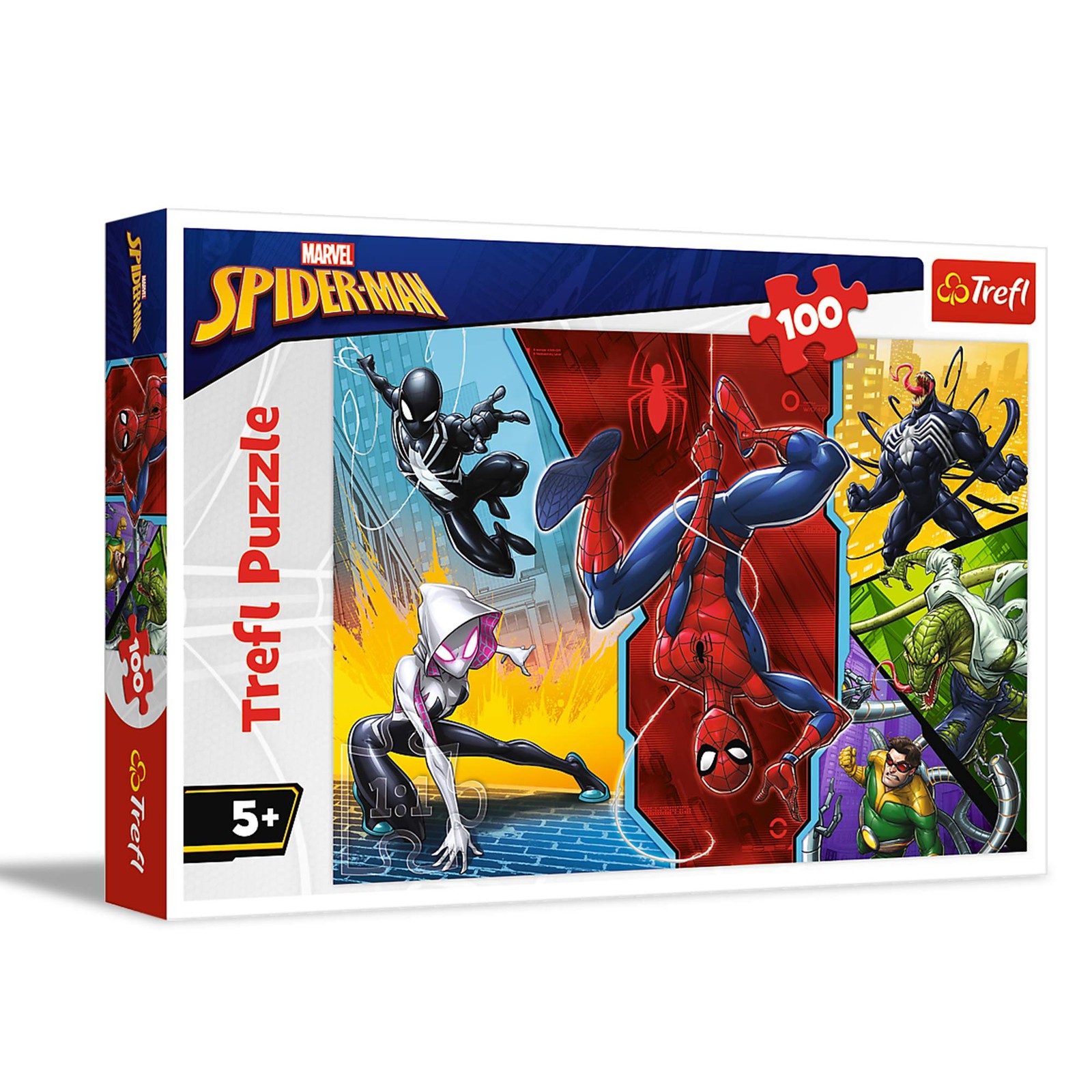 Trefl 16347 Веркерт херум, Марвел, Человек-паук, 100 лет, для детей, 5 лет, стр.