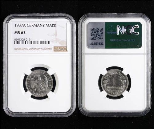 1937A GERMANY MARK NGC MS 62