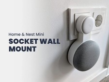 Outlet Mount for Google Home Mini Cord Holder Clean Setup