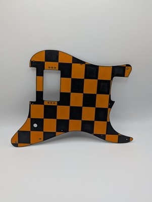 Stratocaster Guitar Pickguard 3D Printed - Checkerboard US/MIM H00 11 Hole