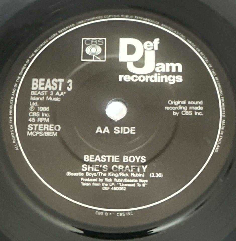 The Beastie Boys Girls / She's Crazy 7