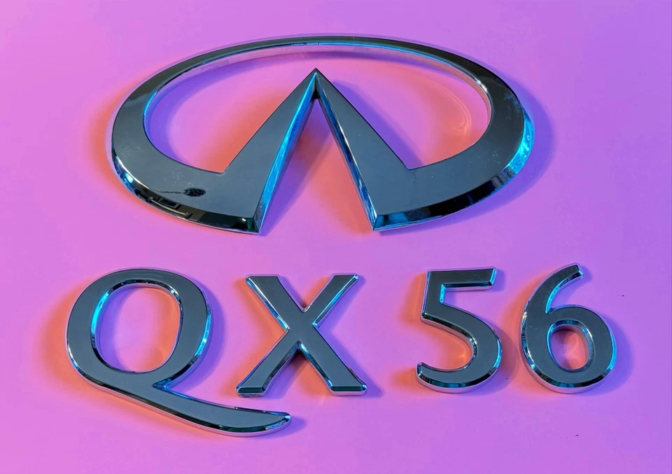 Infiniti QX56 2004-2007 emblema trasero logotipo insignia símbolo OEM Foto 2 de 3