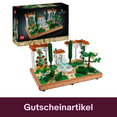 LEGO Icons 10359 Springbrunnengarten Bausatz, Mehrfarbig