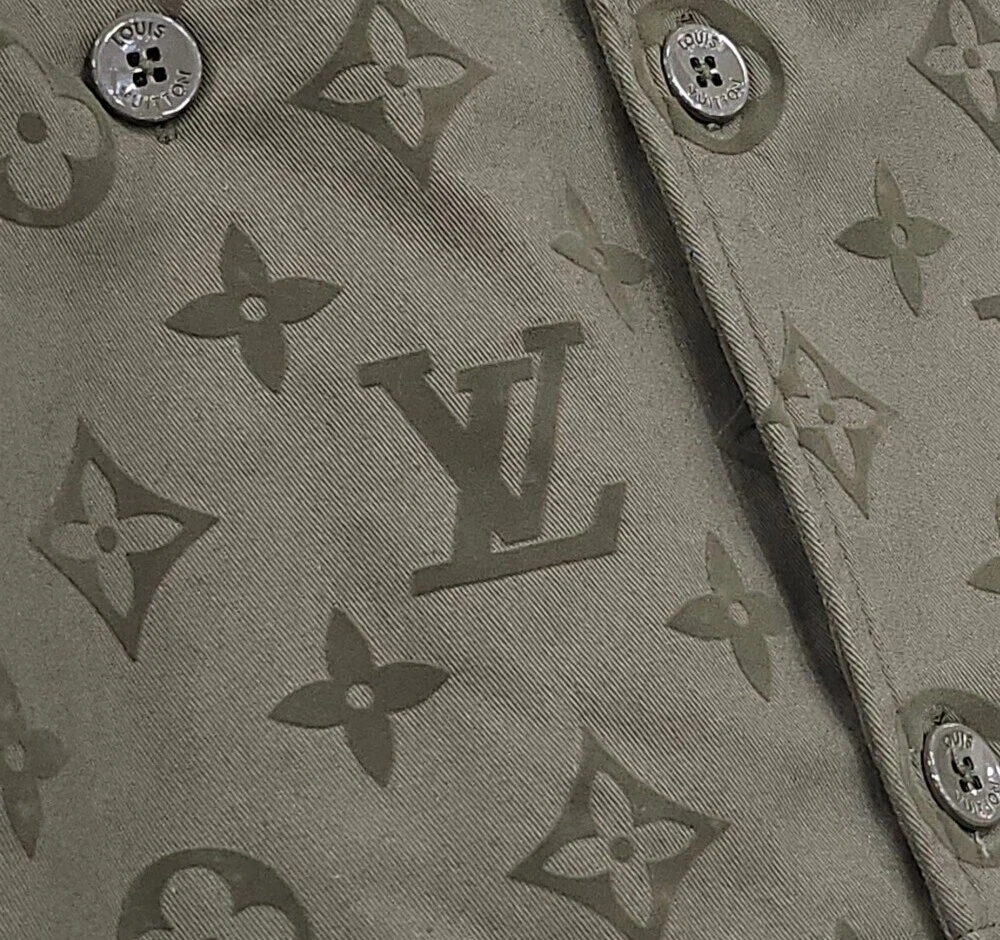 LOUIS VUITTON（LV） Louis Vuitton giacca sovracamicia cotone monogramma 1ABNP9 118701877