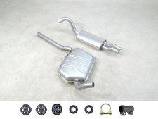 Auspuff SET NEU für Audi Cabrio Coupe 8G7 B4 2.6 2.8 Mitteltopf Endtopf Anbaut.