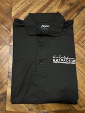 Paul McCartney 2025 "Got Back" Tour Crew Polo Shirt - Black - Medium - NWOT