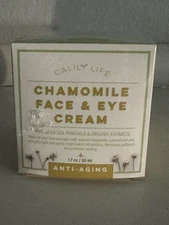 New/Sealed CALILY LIFE CHAMOMILE FACE & EYE CREAM Dead Sea Minerals 1.7 Oz