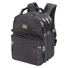 Clc Work Gear 1132 Tool Backpack, Black, Polyester, 75 Pockets