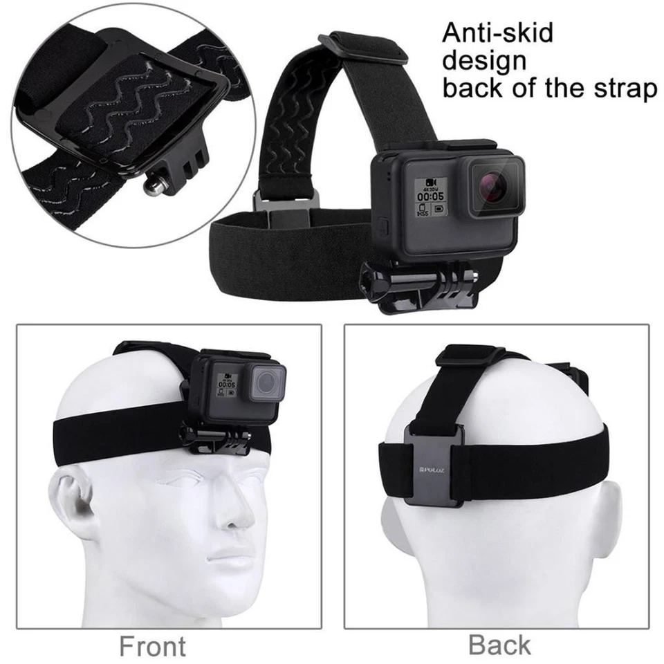 Head Strap Mount Headband Harness for Hero 8 7 6 5 4 3 2 1 Action D - Image 4 of 4