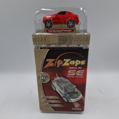 Radio Shack Zip Zap Micro RC SE Red Ford Mustang GT Concept NIB Rare VHTF New