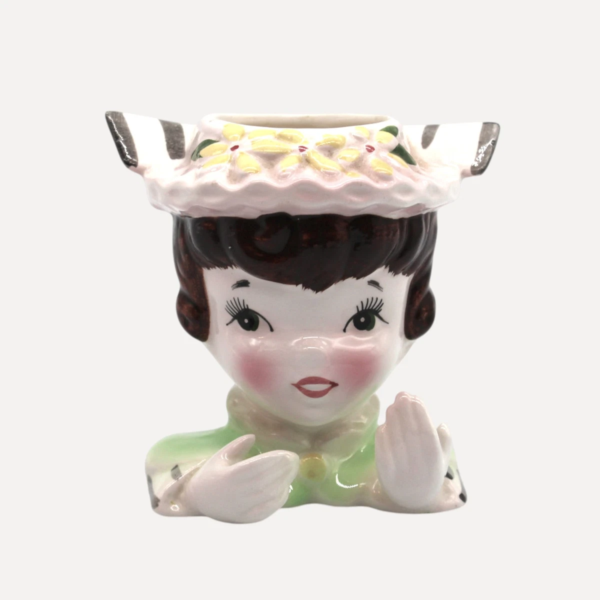 Enesco Lady Head Vase for sale | eBay