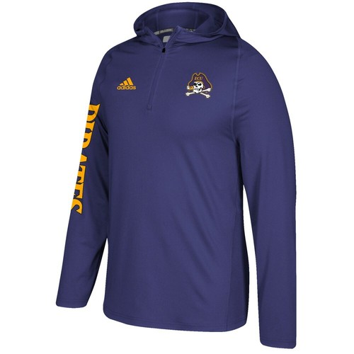 NCAA Adidas Men's Sideline 1/4 Zip Training Performance Hoodie Collection S-4XL - Picture 7 of 49