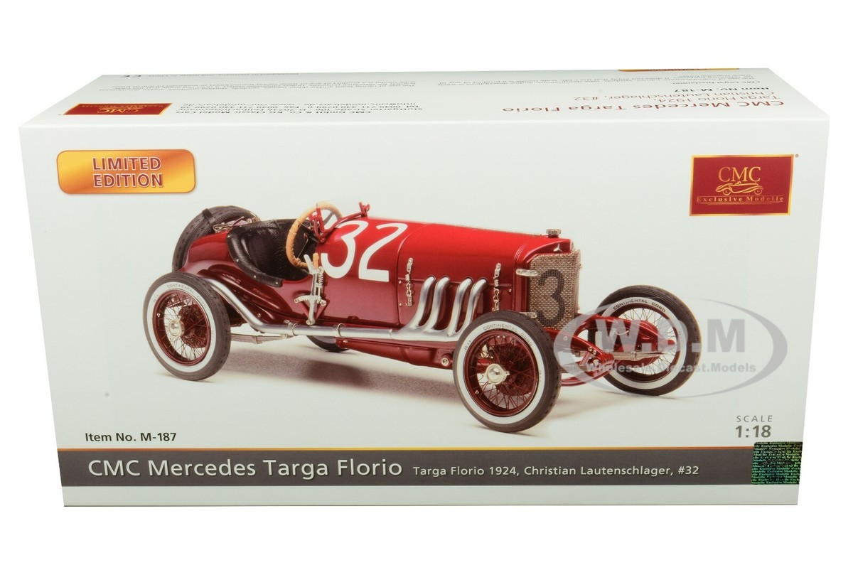 ミニカー cmc Mercedes Targa Florio 1924 1:18 1:18 CMC Mercedes-Benz Targa Florio 1924 #32 - with external