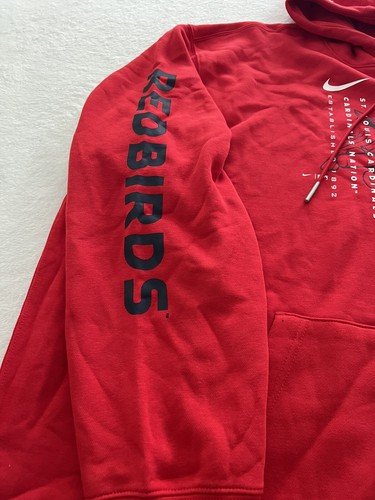 St Louis Cardinals Nike MLB Hooded Sweatshirt XXL - Picture 2 of 7