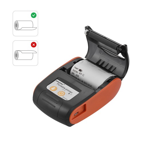 58mm Portable BT Thermal Receipt Printer POS Handheld w/ Paper Roll J9J8 - Picture 8 of 12