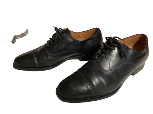 Church's Consul Mens Dress Shoes Sz UK 8 F Black Leather Cap Toe