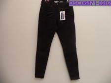 Women's Size 8/9 Denizen Levi's Modern Super Skinny Jeans Black P/N 816650002