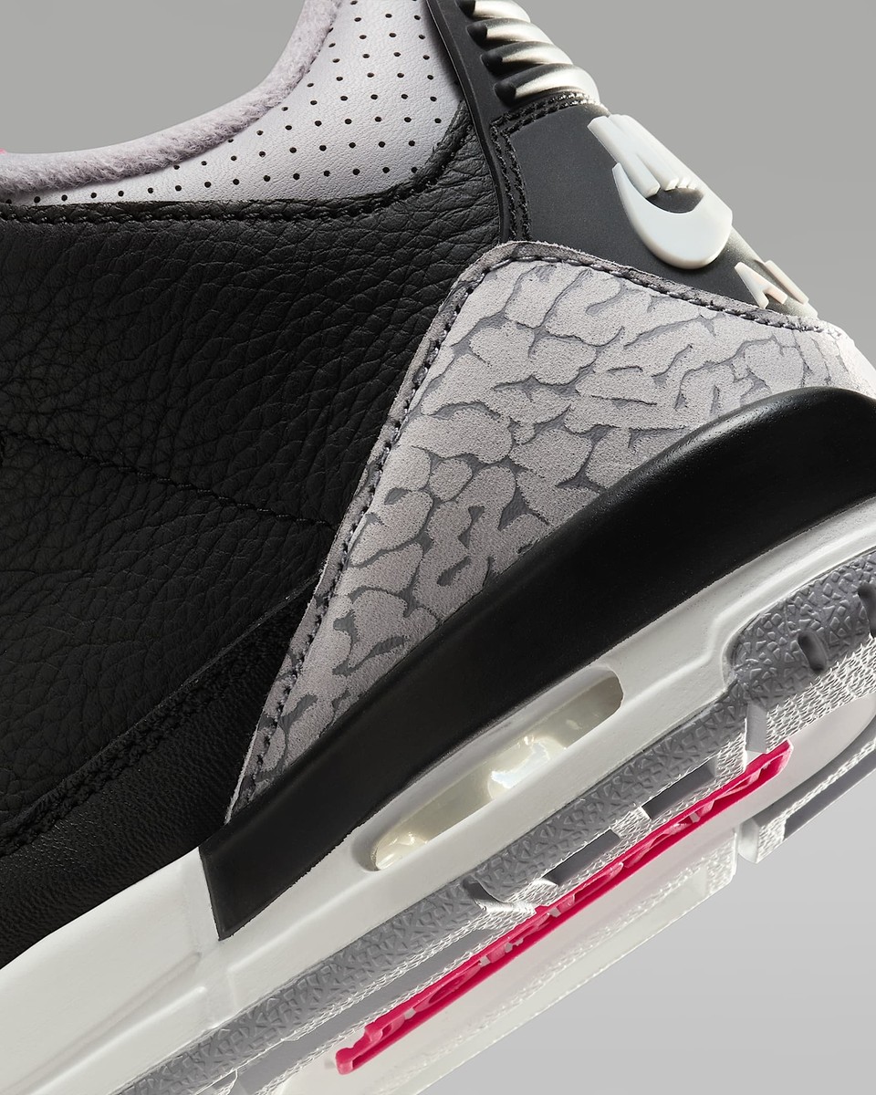 DM0967-010 Nike GS Air Jordan 3 Retro Black Cement (2024) | eBay