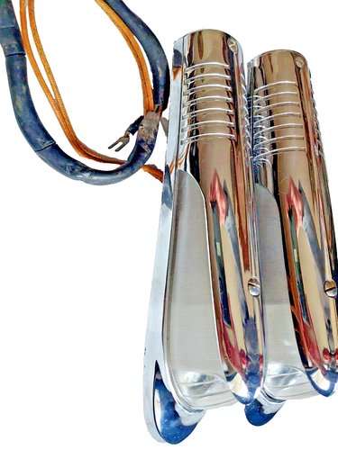 1949 Buick Super Roadmaster Front Fender Parking Light Lamp Assembly LH RH PAIR - Picture 5 of 10