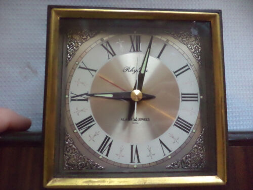 Vintage Bakelite Art Deco Rhythm Alarm Mantel Desk Clock - Picture 7 of 12